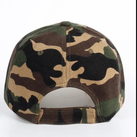 Camouflage Print Baseball Cap Hat - Picture 3 of 5